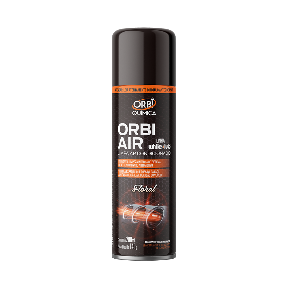 LIMPA AR CONDICIONADO FLORAL ORBI AIR 200ML ORBI QUIMICA