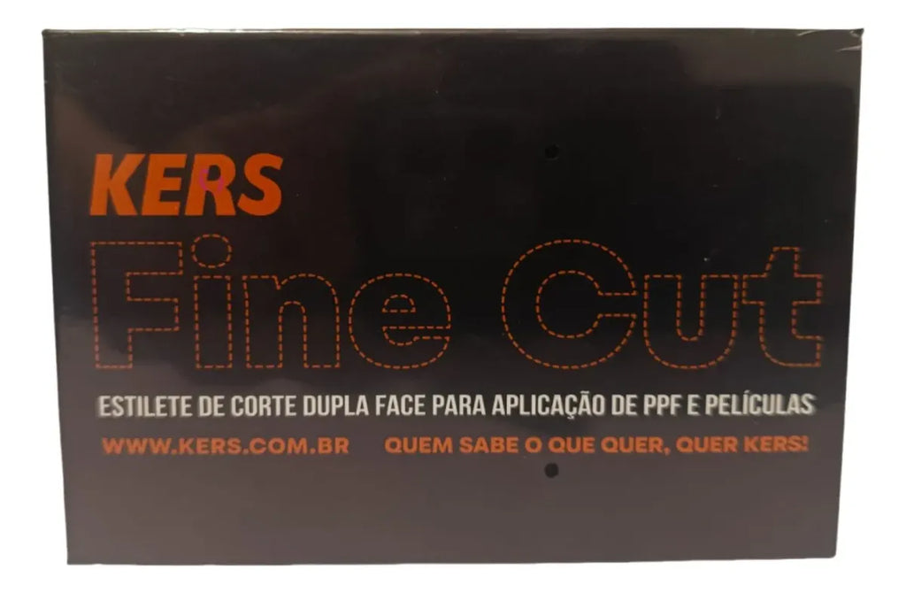 FINE BLADE ESTILETE DE CORTE DUPLA FACE PARA APLICACAO DE PPF E PELICULAS - KERS