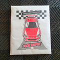 TAPETE DE PAPEL PARA CARRO 400UN RED CAR COLORIDO NAIMATEC