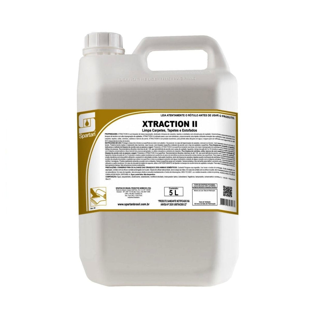 LIMPA CARPETES E ESTOFADOS XTRACTION II 5L SPARTAN