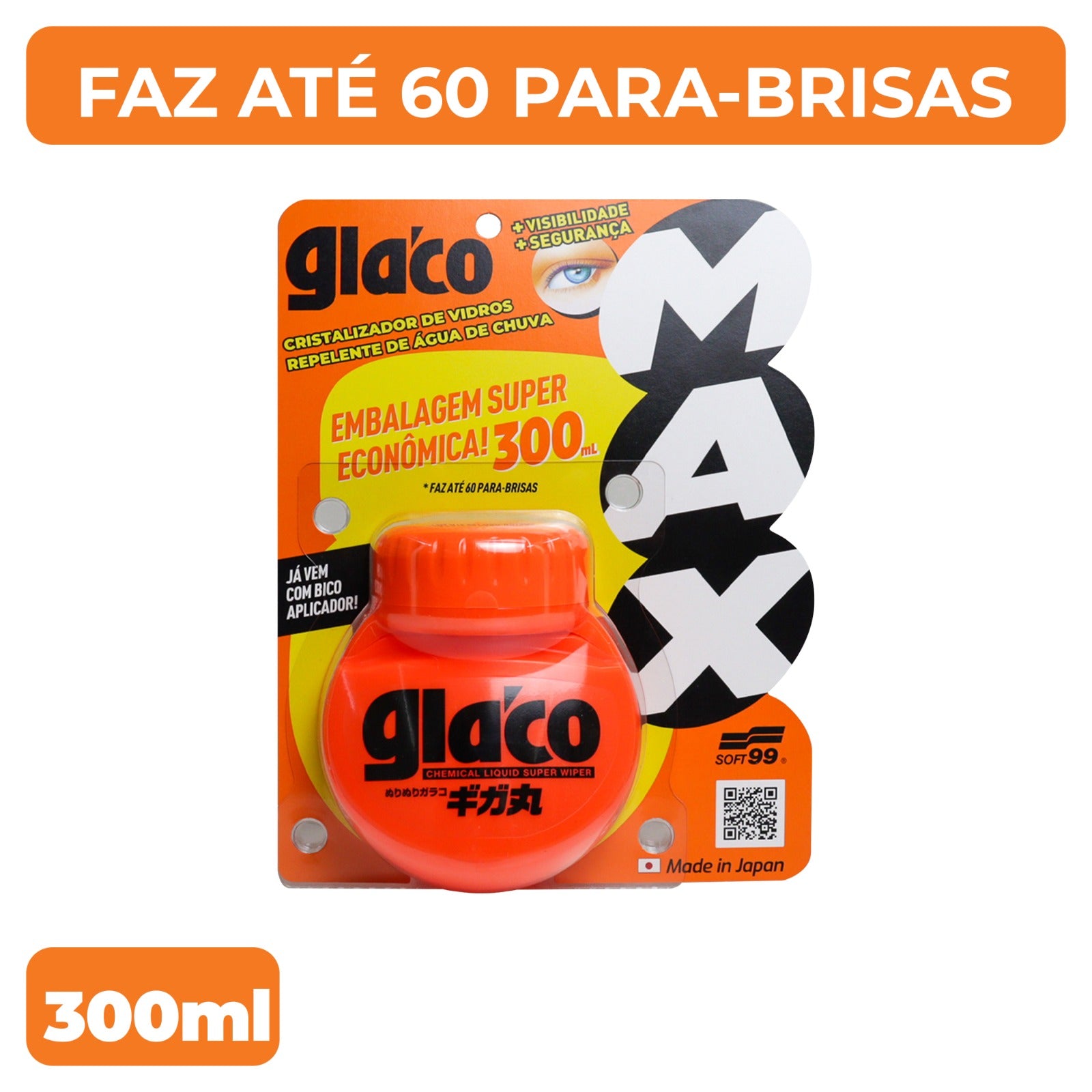 GLACO MAX REPELENTE DE AGUA 300ML - SOFT99