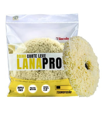BOINA DUPLA FACE LANA PRO 7" CORTE LEVE E REFINO - LINCOLN
