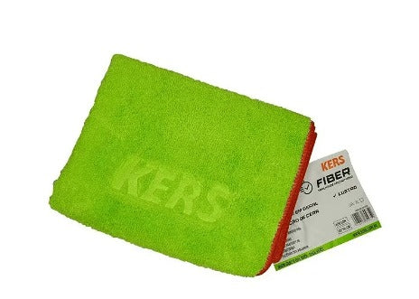 TOALHA DE MICROFIBRA GREEN FIBER VERDE 400GSM 40X60CM KERS