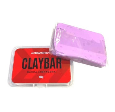CLAY BAR ABRASIVIDADE MÉDIA 100G AUTOAMERICA