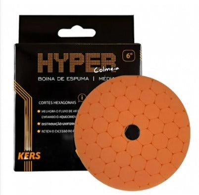BOINA HYPER MEDIA ESPUMA LARANJA 6" KERS