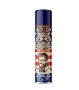 SILICONE PERFUMADO AEROSSOL AMERICA DESTAQUE 400ML 230G CENTRALSUL