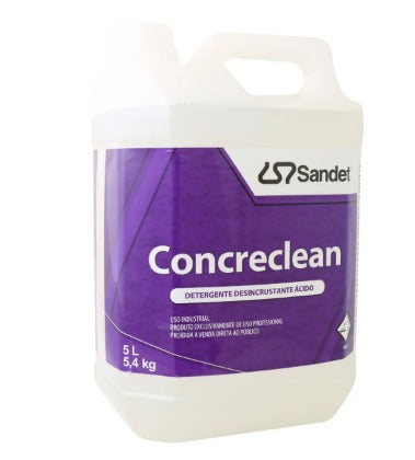 CONCRECLEAN DETERGENTE DESINCRUSTANTE ACIDO 5L SANDET