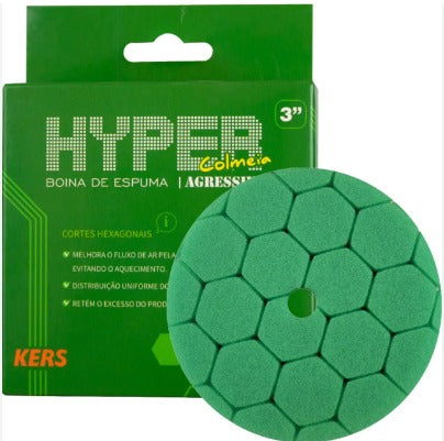BOINA HYPER CORTE ESPUMA VERDE 3" KERS