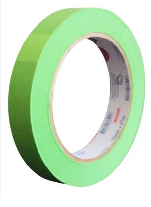 FITA ADESIVA DE PAPEL PARA PINTURA AUTOMOTIVA VERDE 18MMX40 EUROCEL