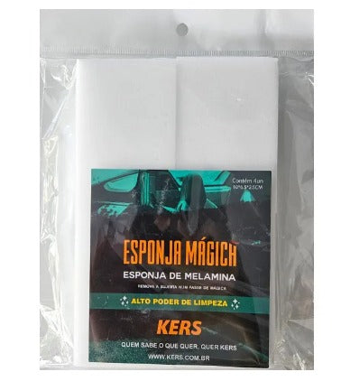 ESPONJA MAGICA DE MELAMINA 10X6 5X2 PACOTE 4UN KERS