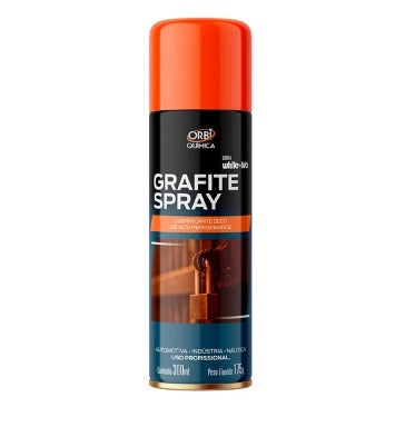 ORBI GRAF - GRAFITE SPRAY LUBRIFICANTE SECO  300ML ORBI QUIMICA