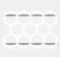 ILUMINACAO EM LED HEXAGONAL COM 11 CELULAS  CRI90 SIGMA TOOLS