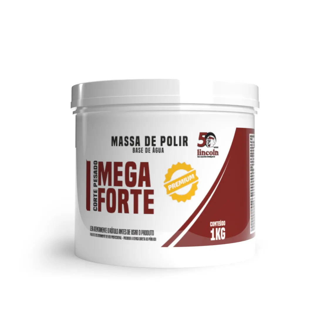 MASSA DE POLIR MEGA FORTE I LINCOLN 1KG