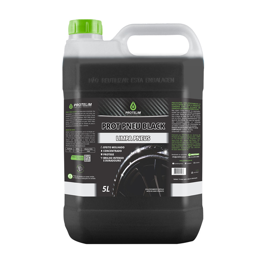 PROT PNEU BLACK LIMPA PNEU 5L PROTELIM